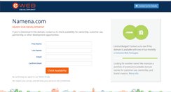Desktop Screenshot of namena.com